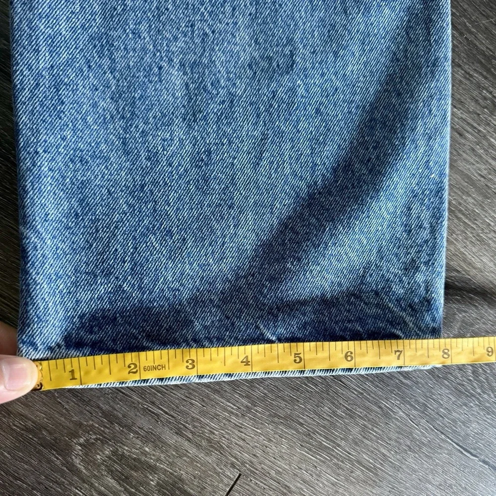 Levis 501 Jeans Mens 28X30‎ Medium Wash Blue Straight Leg Button Fly Waterless